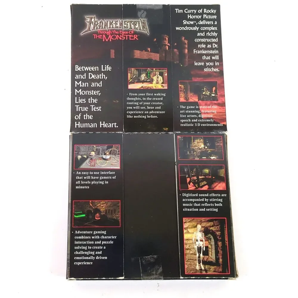 Mummy Tomb of the Pharaoh & Frankenstein Eye of the Monster Dual PC Game FMV